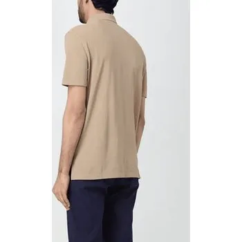 Pánské tričko Armani Exchange Polokošile 3DZFAB ZJXUZ Béžová Regular Fit XL