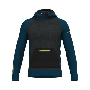 Pánská mikina Crazy Idea Pull Delay Man early M; Modrá mikina + DÁREK DLE VÝBĚRU!