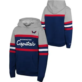 Chlapecká mikina Outerstuff Dětská mikina Washington Capitals NHL Head Coach Hoody Velikost: Dětské XL (13 - 15 let)