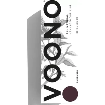 Barva na vlasy Voono Henna Burgundy/Bordó (Voono Henna 100 g)