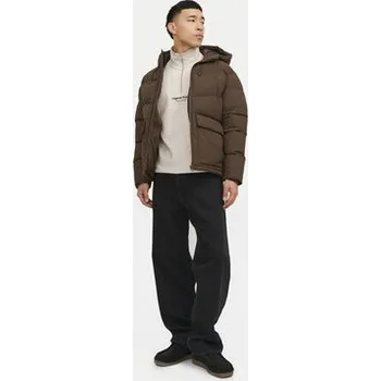 Pánská mikina Jack & Jones Mikina Vesterbro 12241777 Béžová Relaxed Fit XXL