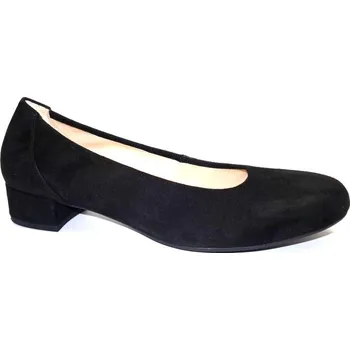 Dámské lodičky Vycházková obuv-lodičky, Gabor, šíře G, černá: Černá Syntetika 28,5 42,5 G 1/2 - lehce rozšířená (28032-27323)