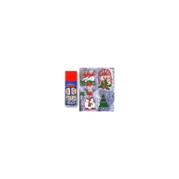 Barva na vlasy CHRISTMAS TRADITIONS Snow Spray Red 150ml - vánoční dekorativní sníh ve spreji - červený