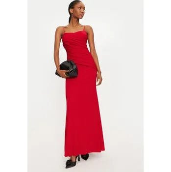 Dámské šaty Rinascimento Večerní šaty 1000768835394 Červená Slim Fit XL