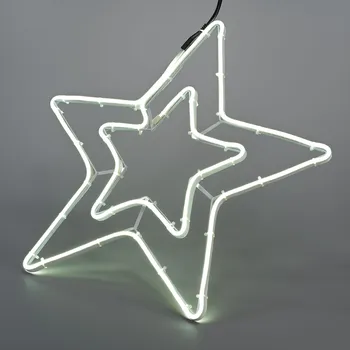 Vánoční dekorace Vánoční světelná hvězda PROFI 50 cm studená bílá