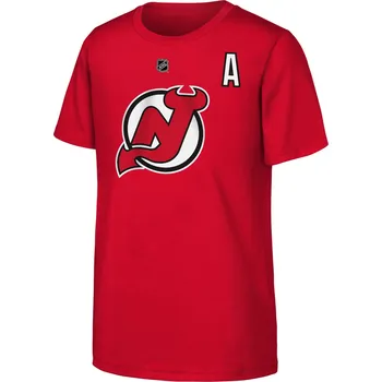 Chlapecké tričko Outerstuff Dětské tričko Ondřej Palát New Jersey Devils NHL Flat Alt.Captains N&N Ss Tee Velikost: Dětské S (6 - 8 let)