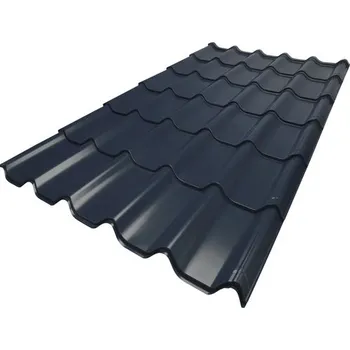 plechová krytina Profilovaná střešní krytina PRECIT plechová antracitová šedá&nbsp;2,51x1,17 m