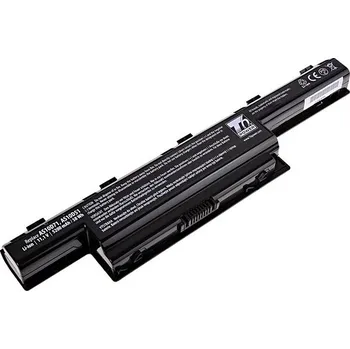Baterie k notebooku T6 Power pro notebook eMachines AS10D3E, Li-Ion, 11,1 V, 5200 mAh (58 Wh), černá