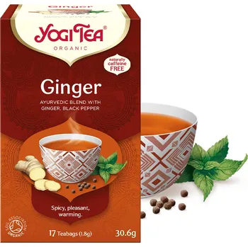 Čaj Yogi Tea | Ginger - Počet čajových sáčků: 17