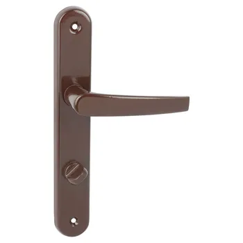 Dveřní kování DOMINO Dveřní štítové kování ECONOM - WC 72 Hnědá