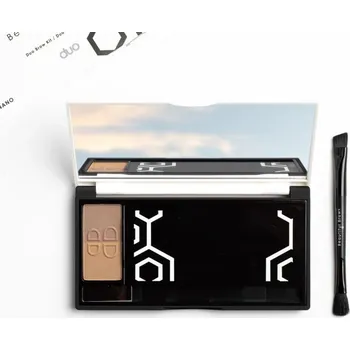 Přípravek na oči Beautiful Brows NANO Pudr na obočí cestovní sada Light/Medium brown 1,985g
