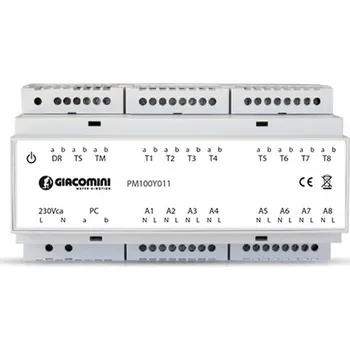 Relé Modul připojojovací Giacomini s termoelektrickými hlavami, 230V