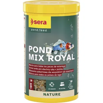 Krmivo pro rybičky Sera kompletní krmivo pro ryby v jezírku Pond Mix Royal 1000ml Nature