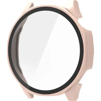 Ostatní příslušenství k chytrým hodinkám VSECHNONAMOBIL 90125 PC FULL COVER Plastový kryt se sklem pro Huawei Watch GT 5 46mm růžový