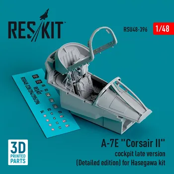 Plastikový model Reskit 1/48 A-7E Corsair II cockpit late version detailed