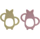 BEBECONFORT Kousátko kočička 3m+ Green Lavander 2 ks