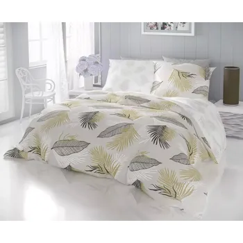 Kvalitex Francouzské bavlněné povlečení DELUX - 220x200 cm + 70x90 cm - SANEL - šedé