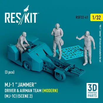 Plastikový model Reskit 1/32 MJ-1 'Jammer' Driver&airman team - scene 2