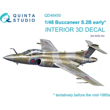 Plastikový model Quinta studio 1/48 Buccaneer S.2B early 3D-Print.&col. Interior