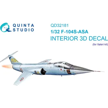 Plastikový model Quinta studio 1/32 F-104S-ASA 3D-Print.&col. Interior (ITA)