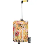 Nákupní taška na kolečkách Andersen Unus Shopper Basil Bloom žlutá
