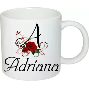 Adriana hrnek se jménem (hrneček s dámským jménem )