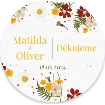 Party nádobí Personal Magnetka - Rozkvitnutá lúka