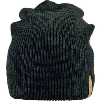 Čepice dětská zimní černá čepice spadlá Pletex H133 velikost 52-56