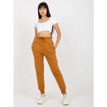 Dámské tepláky se zavazováním MAYFLIES hořčicové