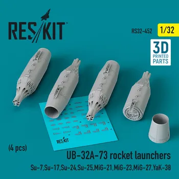 Plastikový model Reskit 1/32 UB-32A-73 rocket launchers (4 pcs.)