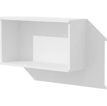 police Nabytekmorava Závěsná nástěnná police Alfa 154 barva lamina: Bílá 113