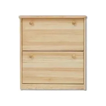 Botník Dřevěný botník MB 83 borovice masiv