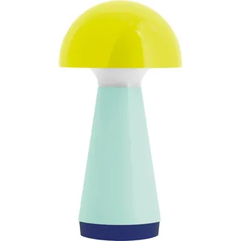 Čtecí lampička LED stmívatelná stolní lampa v žluté a světle modré barvě (výška 18 cm) Bobbi – Remember ID_1675482