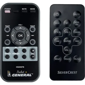 SILVERCREST HG03078 - dálkový ovladač duplikát