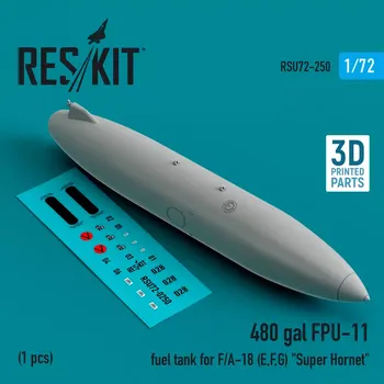 Plastikový model Reskit 1/72 480 gallon FPU-11 fuel tank F/A-18 (E,F,G)