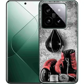 Box Gelový kryt mmCase na Xiaomi 14 Pro - boxovací pytel a rukavice