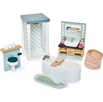 Hračka pro nejmenší Nábytek do domečku pro panenky Tender Leaf Dolls House Bathroom Furniture