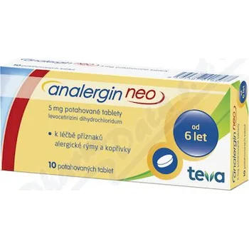Lék na alergii Analergin Neo 5mg por.tbl.flm.10x5mg