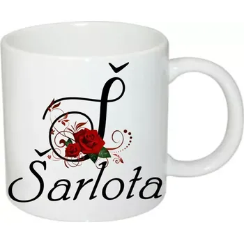 Šarlota hrnek se jménem (hrneček s dámským jménem )