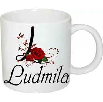 Ludmila hrnek se jménem (hrneček s dámským jménem )