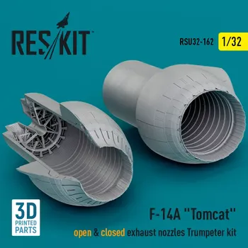 Plastikový model Reskit 1/32 F-14A 'Tomcat' open&closed exh.nozzles (TRUM)