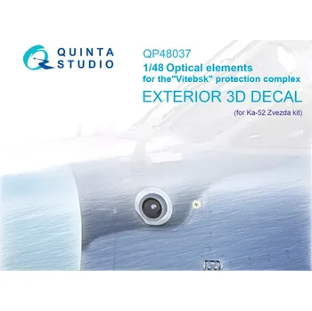 Plastikový model Quinta studio 1/48 Ka-52 Optical elements 'Vitebsk' prot.complex
