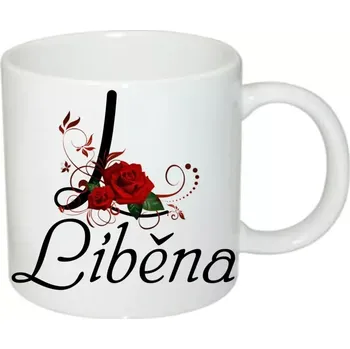 Liběna hrnek se jménem (hrneček s dámským jménem )