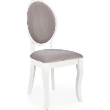 Jídelní židle Halmar Dřevěná židle Velo, bílá / šedá