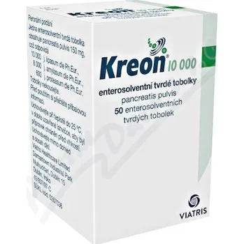 Lék při potížích s trávením Kreon 10000U cps.etd.50