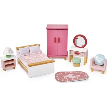 Hračka pro nejmenší Nábytek do domečku pro panenky Tender Leaf Dolls House Bedroom Furniture
