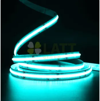 LED páska ecoPLANET Homogenní Neon COB LED pásek 12V 50m MODRÁ