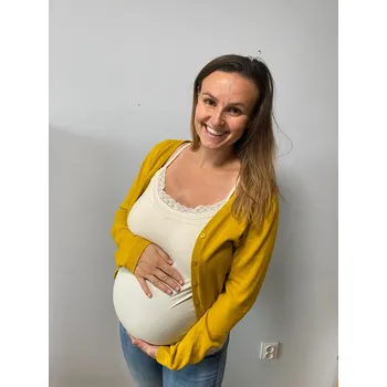 Vložka do podprsenky Fashion MAM Fashion Mami Tílko s krajkou latté vel. 40/42