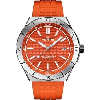 Hodinky Fortis Marinemaster M-40 Amber Orange F8120024 + 5 let záruka a dárek ZDARMA