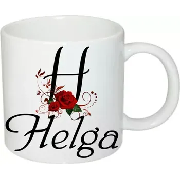 Helga hrnek se jménem (hrneček s dámským jménem )